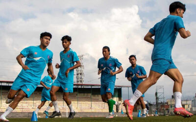 ताजकिस्तानविरुद्धको मैत्रीपूर्ण खेलका लागि ३६ खेलाडीलाई बन्द प्रशिक्षणमा बोलाइयो