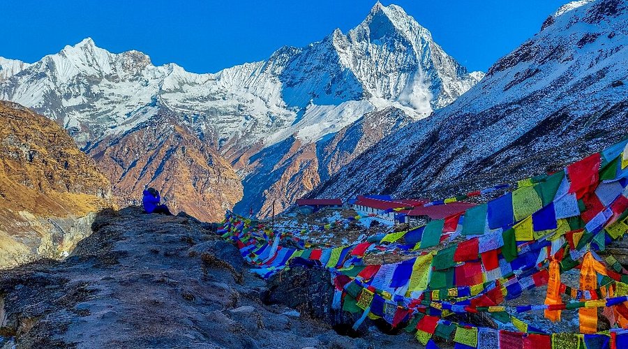 अन्नपूर्ण आधार शिविरमा म्याराथन हुने