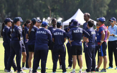 महिला विश्वकपको नेपालको पहिलो खेल वर्षाले रद्द