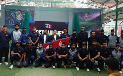 वेस्टइन्डिज विरुद्धको टि-२० सिरिज खेल्ने नेपाली क्रिकेट टिमको बिदाई, भोलि युएई जाने