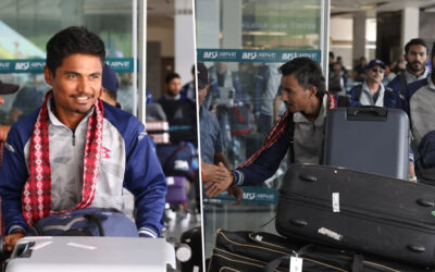 टप इन्ड टि-२० सिरिज खेलेर फर्कियो नेपाली टिम