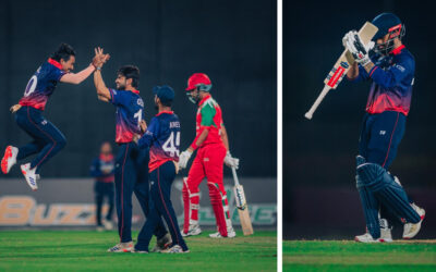 गुल्सन र कुशलको सानदार प्रदर्शनमा ओमानमाथि नेपालको शानदार जित, सुपर सिक्सको शीर्ष स्थनमा