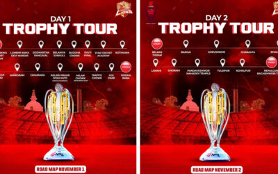 लुम्बिनीमा एनपिएलको ट्रफी टुर हुँदै