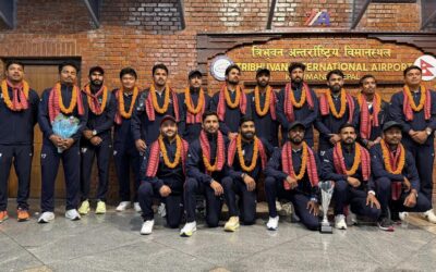 नेपाली क्रिकेट टिम स्वदेश फर्कियो