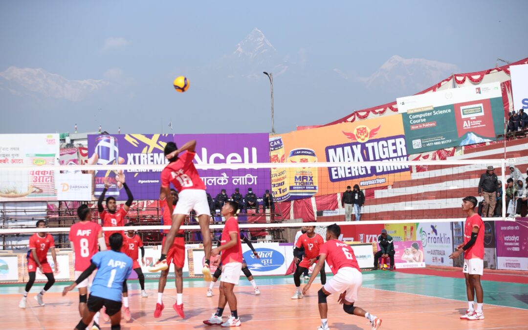 टाइगर कप भलिबलमा माल्दिभ्समाथि एपीएफको सहज जित