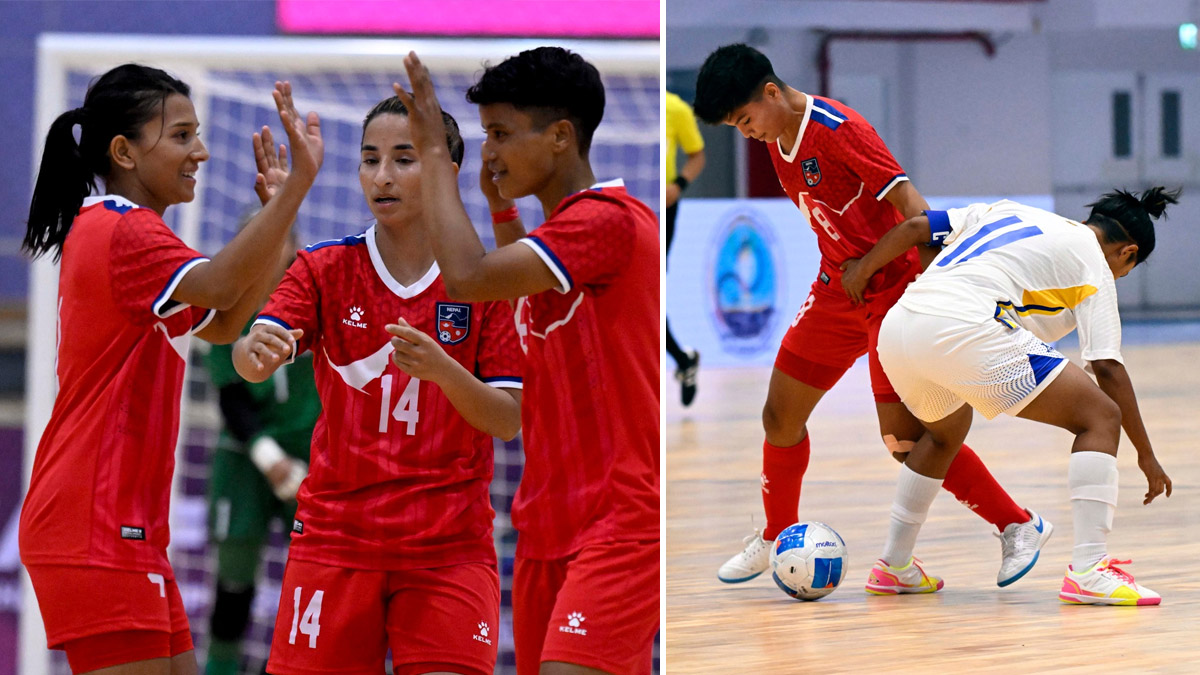 साफ फुटसल च्याम्पियनसिपमा नेपाल रोकियो