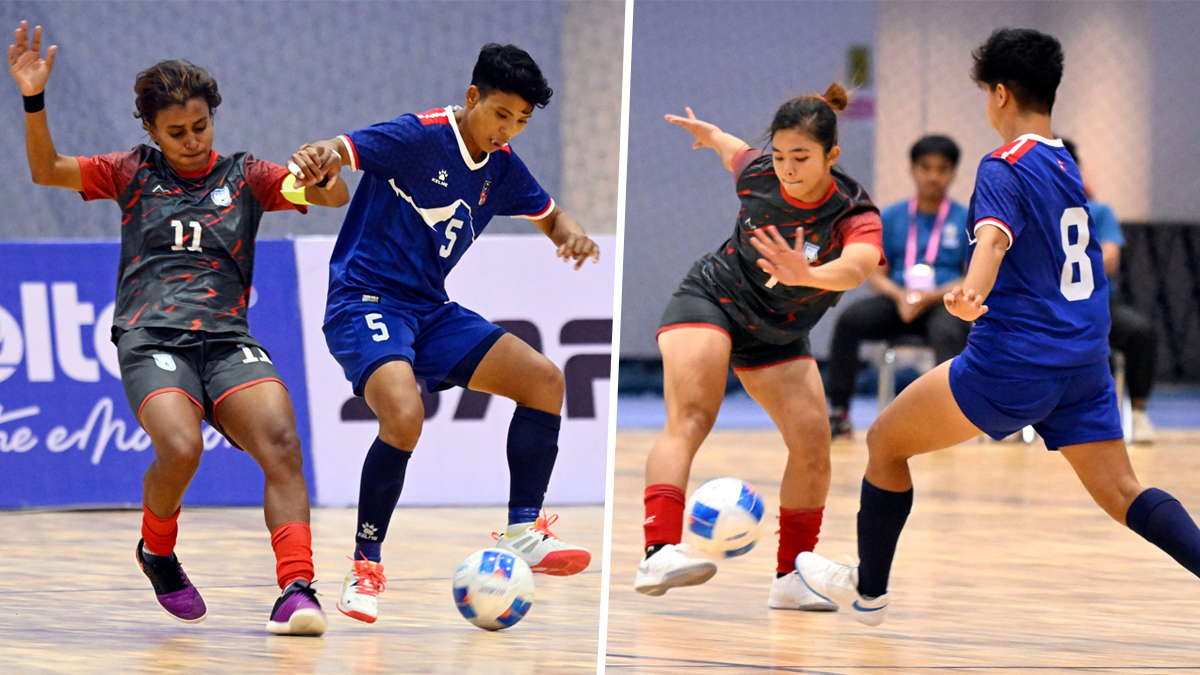साफ फुटसल च्याम्पियनसिपमा नेपाली महिला टिम बंगादेशसँग पराजित