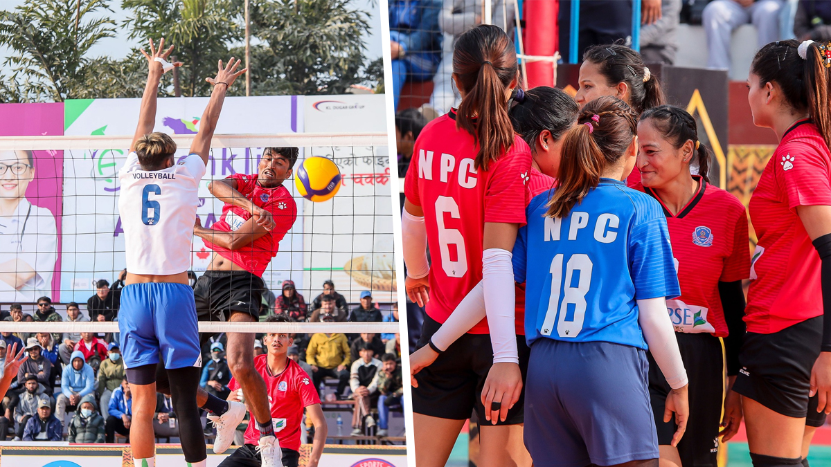 टाइगर कप भलिबल : पुरुषमा पर्वत भलिबल संघसँग पुलिस स्तब्ध, महिलातर्फ विभागीय डर्बीमा पुलिस विजयी