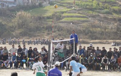 दोलखा पालिकास्तरीय भलिबल प्रतियोगिताको उपाधि जिरी नगरपालिकालाई