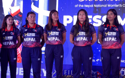 नेपाली महिला क्रिकेट टोलीको नयाँ जर्सी सार्वजनिक