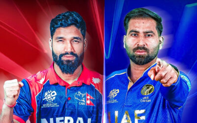 नेपालले युएईसँग फ्लडलाइटमा टियूमा खेल्दै