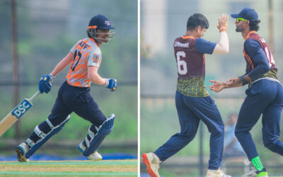 सन्ताेष यादव बल र ब्याट दुवैमा चम्किँदा सुपर ओभरमा लुम्बिनीले एपिएफलाई हरायाे