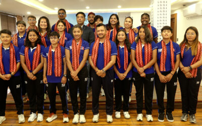 आईसीसी वुमेन्स च्यालेन्ज ट्रफी खेल्ने नेपाली टोलीको बिदाइ