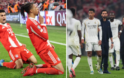 रियल र बायर्नबीचको दोस्रो लेगमा रोमाञ्चक, बायर्न सेमिमा पुग्दा रियल आउट