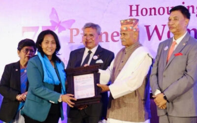 संगीना वैद्य सम्मानित